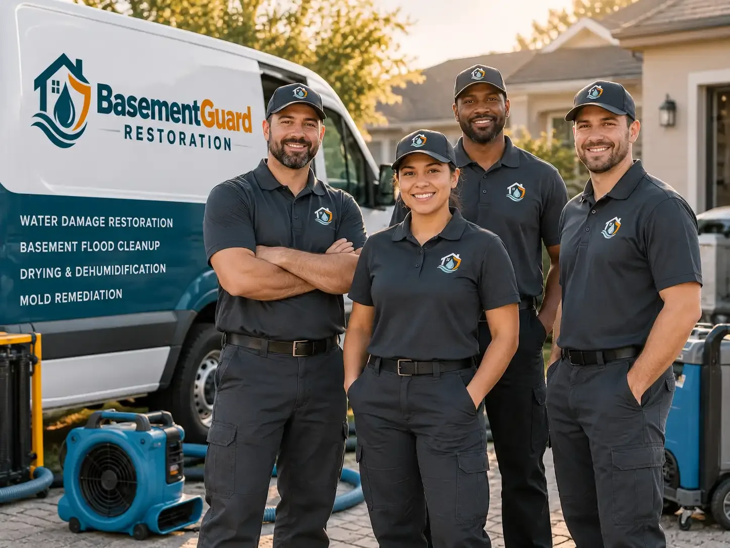 Basement Water Damage Restoration company in New Washington, OH